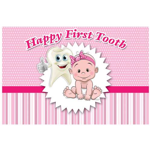 بنر تم تولد طرح جشن دندونی کد 1019