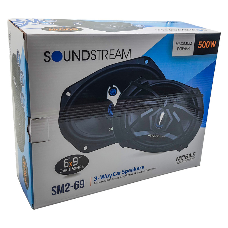 اسپیکر پشت خودرو ساند استریم مدل SM2-69 سایز 6x9 اینچ بسته دو عددی