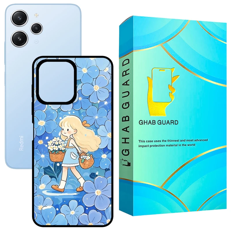 کاور قاب گارد طرح دختر مدل GCHPR12 مناسب برای گوشی موبایل شیائومی Redmi 12 4G / Redmi 12 5G / Poco M6 Pro 5G