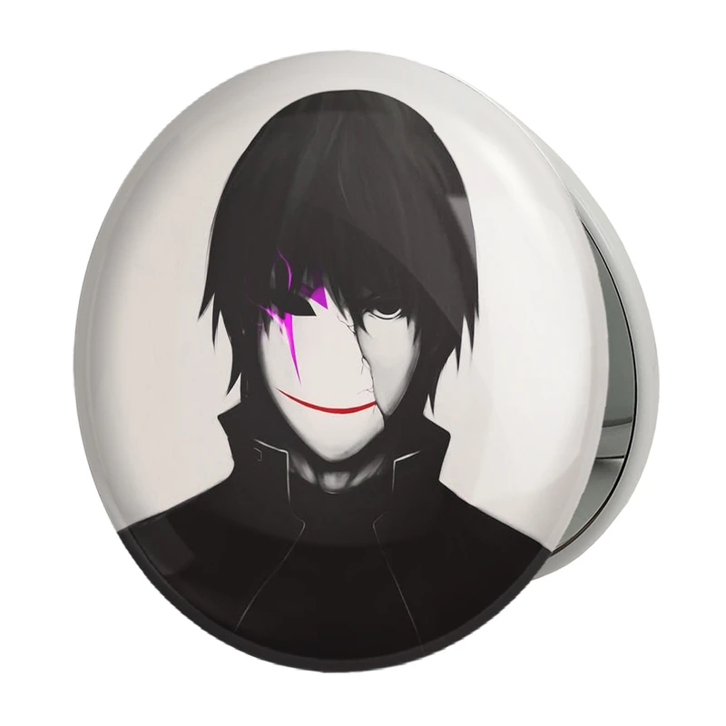آینه جیبی خندالو طرح هی انیمه تاریک تر از سیاهی Darker Than Black مدل تاشو کد 23447 