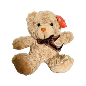 عروسک راس طرح خرس مدل Light Brown Teddy ارتفاع 20 سانتی متر