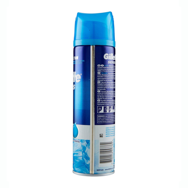 ژل اصلاح ژیلت مدل Sensitive Cool حجم 200 میلی لیتر ژل اصلاح ژیلت مدل Sensitive Cool حجم 200 میلی لیتر