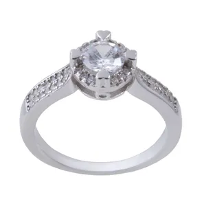   انگشتر نقره زنانه بازرگانی میلادی کد AWR-317