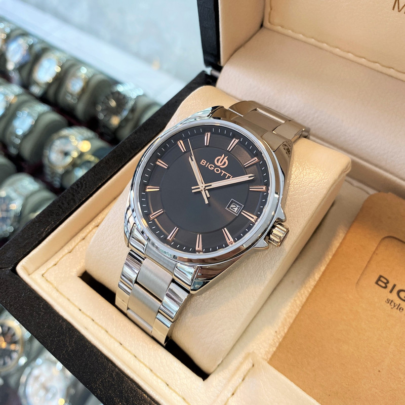 ساعت مچی عقربهای مردانه بیگوتی مدل BG.1.10471-2 ساعت مچی عقربهای مردانه بیگوتی مدل BG.1.10471-2