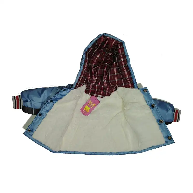 ست کاپشن و سرهمی نوزادی پسرانه کد 8888BL