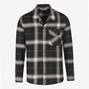 پیراهن آستین بلند مردانه کروم مدل دو جیب 2220116