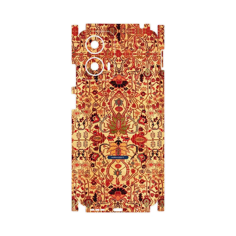 برچسب پوششی ماهوت مدل Persian_Carpet_Yellow-FullSkin مناسب برای گوشی موبایل موتورولا Moto G24
