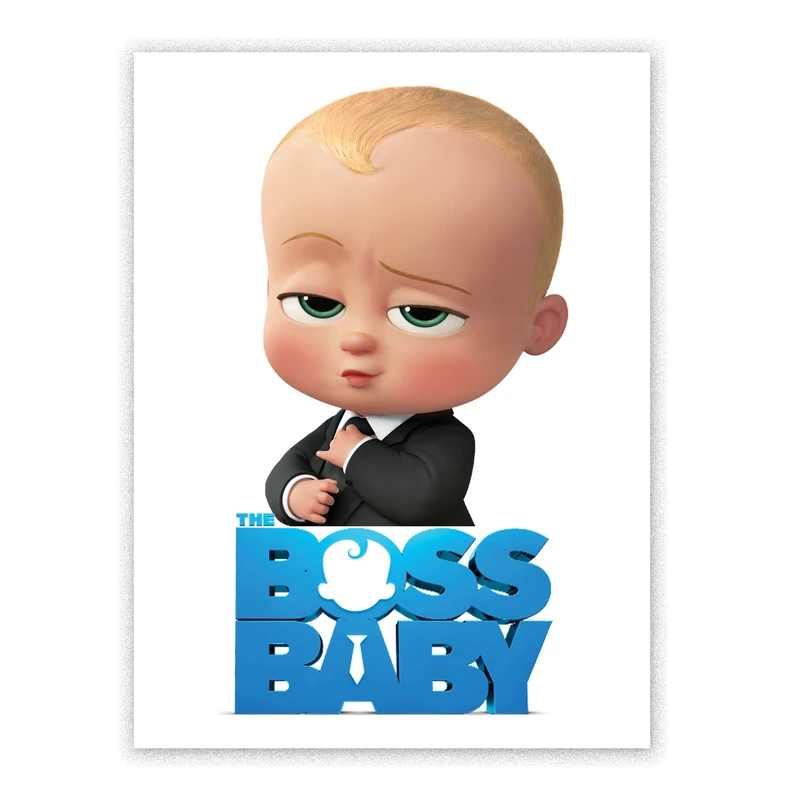 استیکر پارچه و لباس مدل حرارتی با اتو بچه رئیس 9012