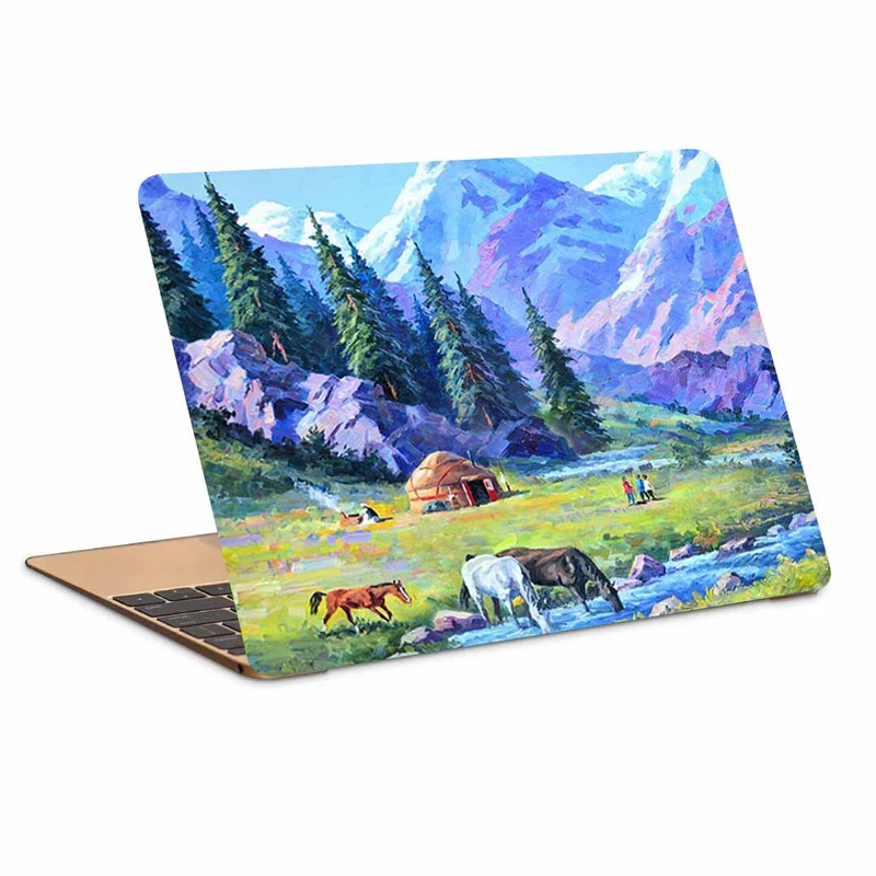استیکر لپ تاپ طرح نقاشی فانتزی  کد P-1489 مناسب برای لپ تاپ 15 تا 17 اینچ