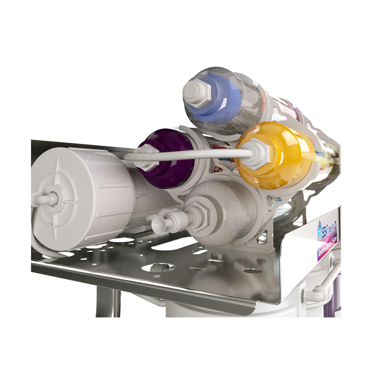 دستگاه تصفیه آب اس اس وی مدل SuperClear 2W X800 به همراه شیر تصفیه آب