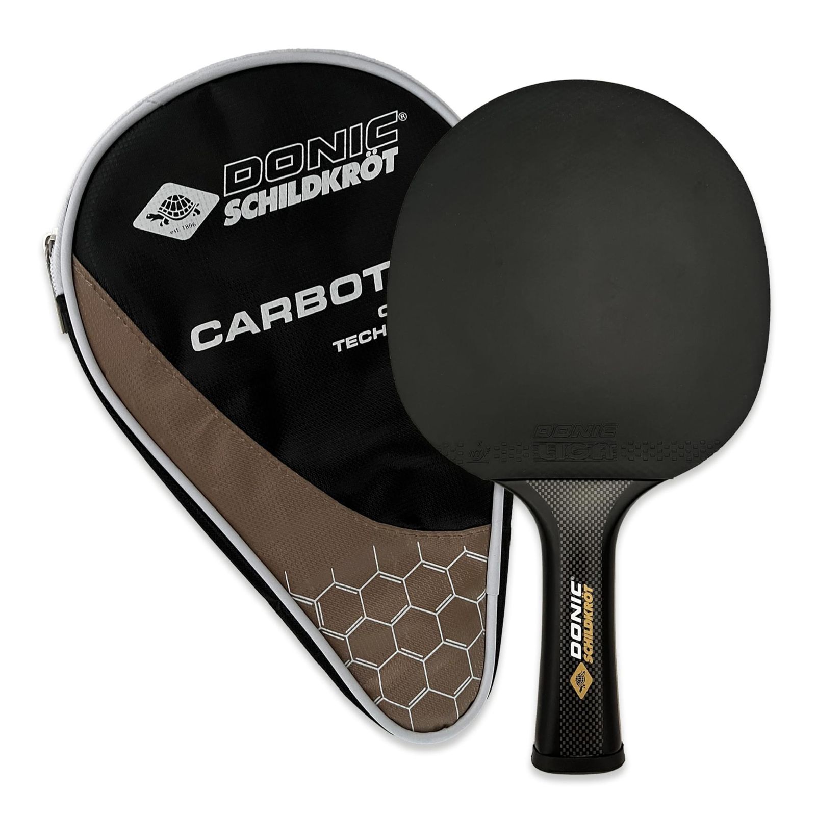 راکت پینگ پنگ دونیک مدل Carbotec 7000 به همراه کاور -  - 4