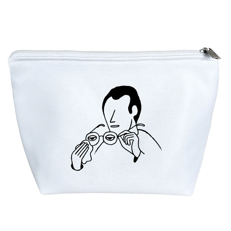 کیف لوازم آرایش دخترانه خندالو مدل انسان عینکی کد 5218