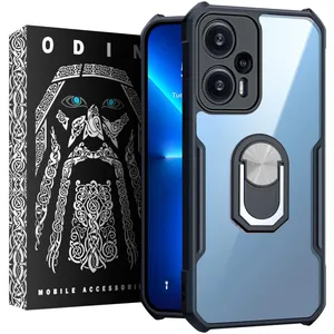 Odin cover Powerful Ring model suitable for Xiaomi Poco F5 / Redmi Note 12 Turbo mobile phone with holder base