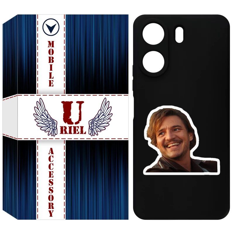 کاور یوریل مدل KSH کد 83 طرح لبخند مناسب برای گوشی موبایل شیائومی Redmi 13C 4G / Poco C65