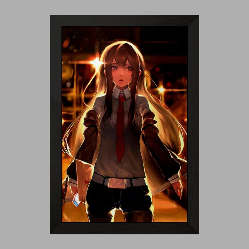 تابلو خندالو مدل کوریسو ماکیسه انیمه اشتاینز گیت  کد 17499