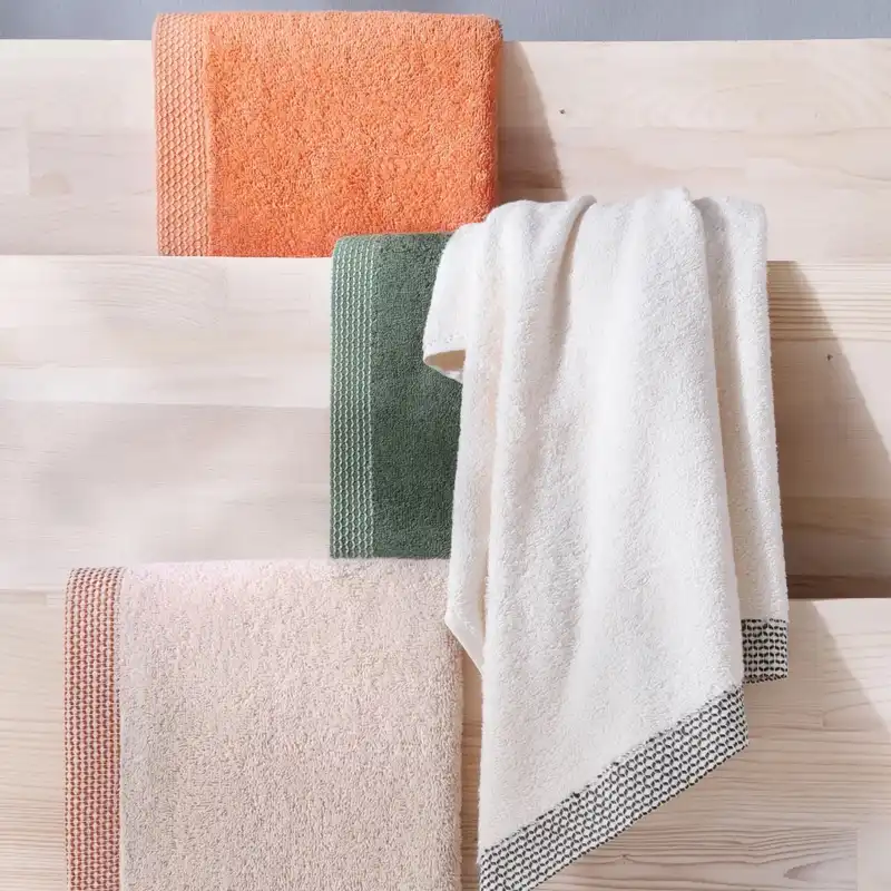 حوله دستی کوتون مانیا مدل biscay سایز 90*50 سانتی متر مجموعه ۴ عددی