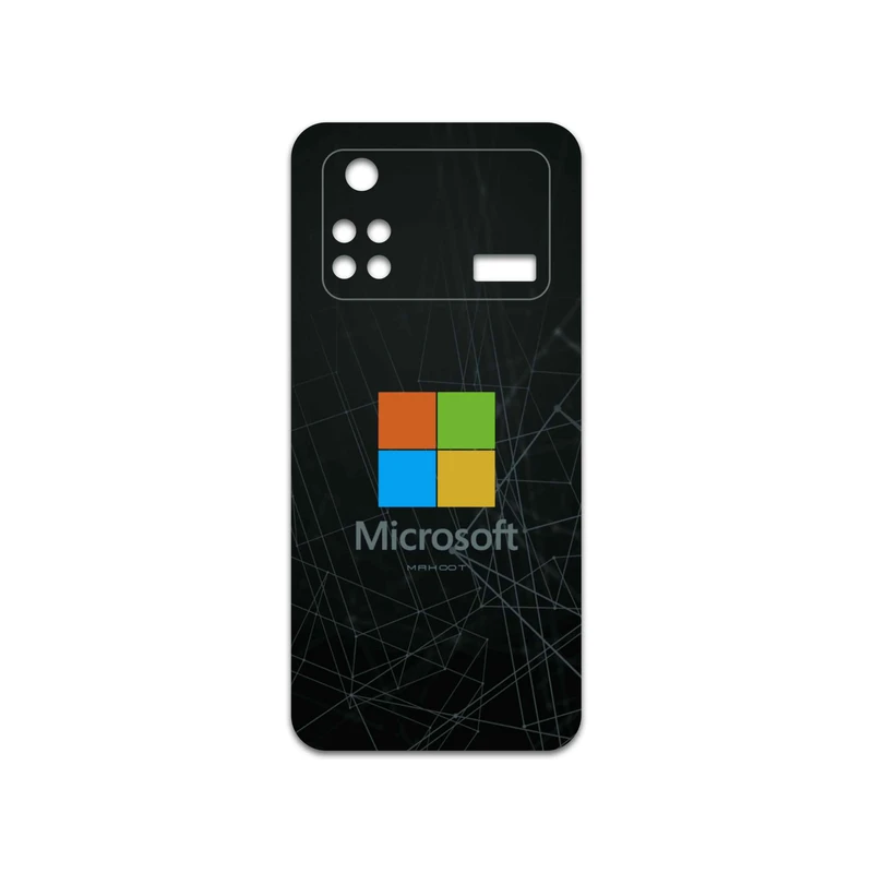 برچسب پوششی ماهوت مدل Microsoft-Logo مناسب برای گوشی موبایل شیائومی Poco M4 Pro 4G