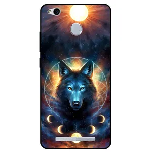 Megafone Wolf and Moon 8006 Cover For Xiaomi Redmi 3 / 3s / 3 Pro	