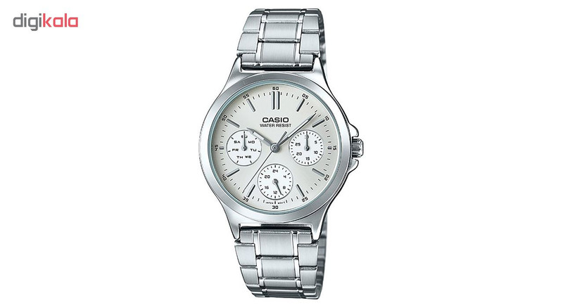ساعت مچی عقربه ای زنانه کاسیو مدل LTP-V300D-7AUDF ساعت مچی عقربه ای زنانه کاسیو مدل LTP-V300D-7AUDF