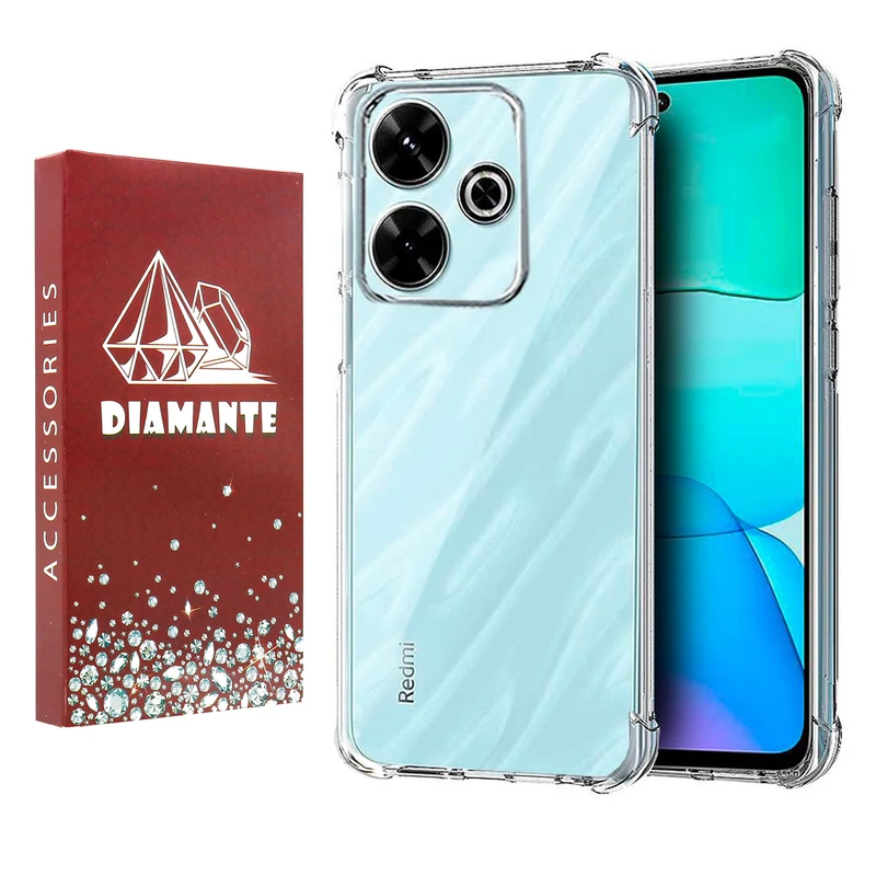 کاور دیامانته مدل بی رنگ مناسب برای گوشی موبایل شیائومی Poco M6 4G