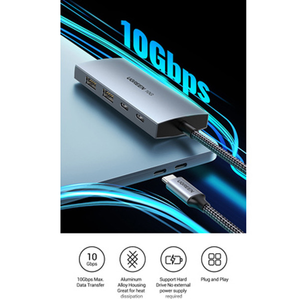 هاب 4 پورت یوگرین مدل CM480-30758