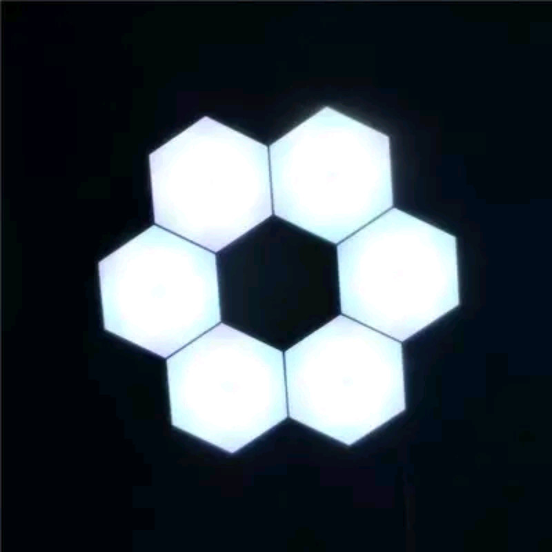 چراغ تزئینی مدل بلوتوثی طرح RGB بسته 6 عددی