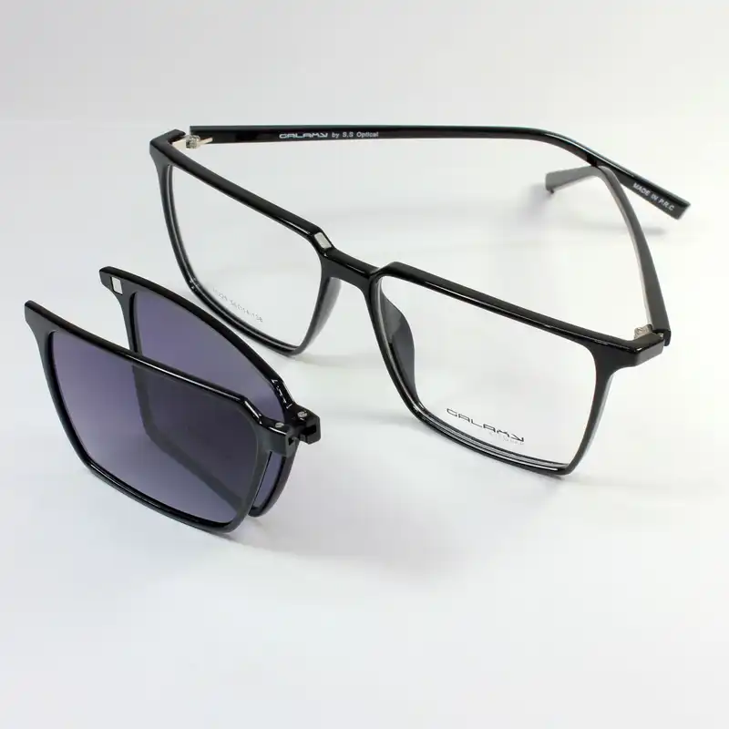 فریم عینک طبی گلکسی مدل 70229 به همراه کاور آفتابی