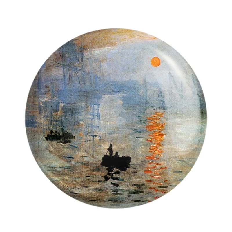 مگنت خندالو مدل دریافتی از نقاشی طلوع آفتاب اثر کلود مون کد 23352