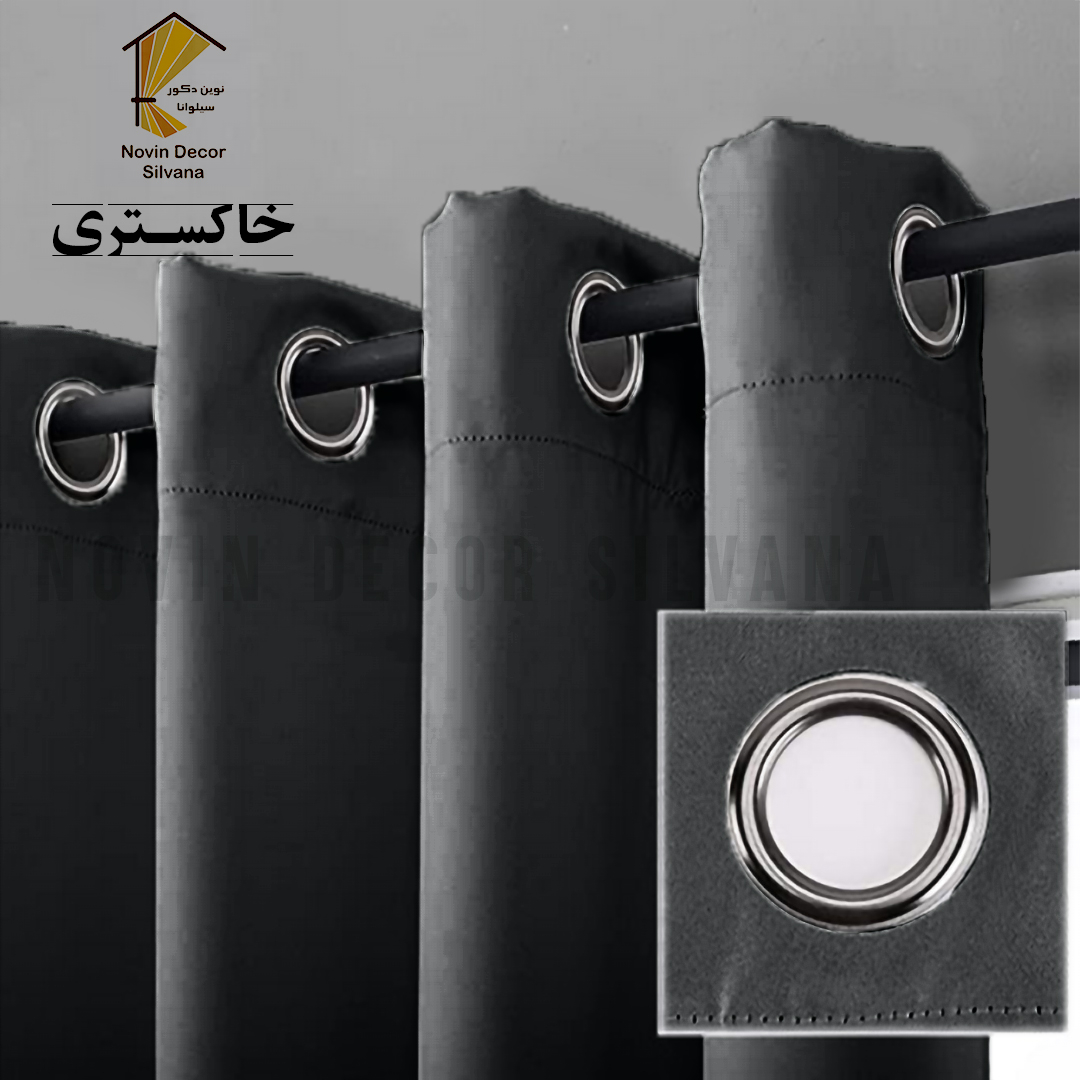 پرده نوین دکور سیلوانا مدل کتان کد 230 1 سایز 230 × 140 سانتی متر