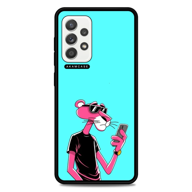کاور آکام مدل AMC-WSGA52-PINK PANTHER1 مناسب برای گوشی موبایل سامسونگ Galaxy A52