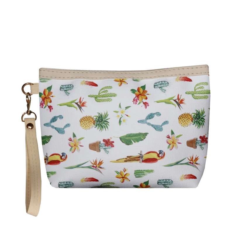 کیف لوازم آرایش زنانه مدل چرم بوستان کد 0002