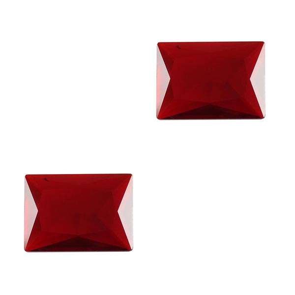 سنگ یاقوت سرخ کد D657910 بسته  دو عددی 