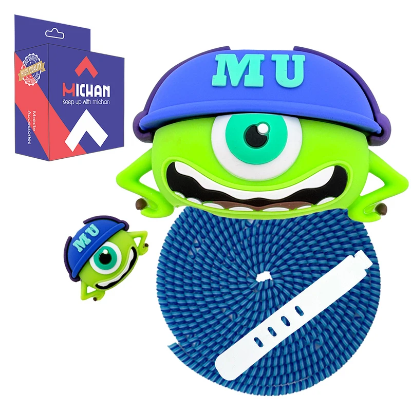 محافظ ٰشارژر میچان طرح مایکی مدل شارژر اپل 2 پین مجموعه 4 عددی