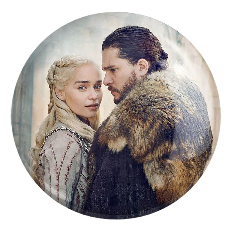 پیکسل خندالو طرح دنریس تارگرین و جان اسنو گیم اف ترونز Game of Thrones کد 2669 مدل بزرگ