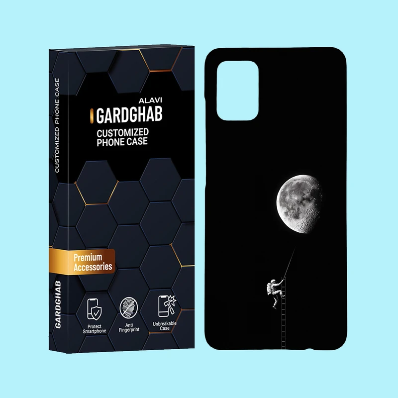 کاور گارد قاب علوی مدل فضانورد مناسب برای گوشی موبایل سامسونگ Galaxy A51 4G