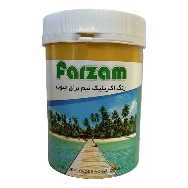 رنگ روغنی نیم براق جنوب گلماش فرزام کد 523 حجم 1 لیتر