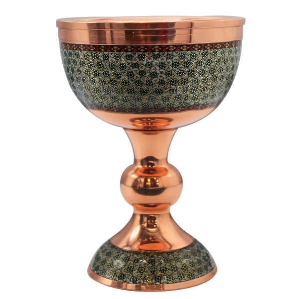 سنگاب خاتم کاری مسی امیر فیضیان کد 028