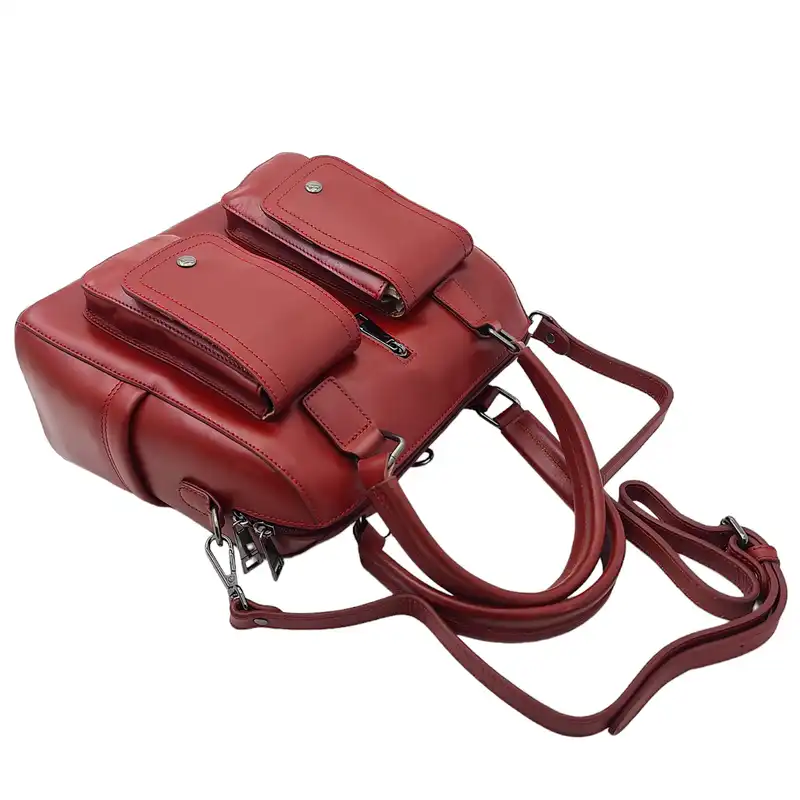 کیف دستی زنانه مدل آریوس 3 کاره چرم طبیعی گاوی کد S_440