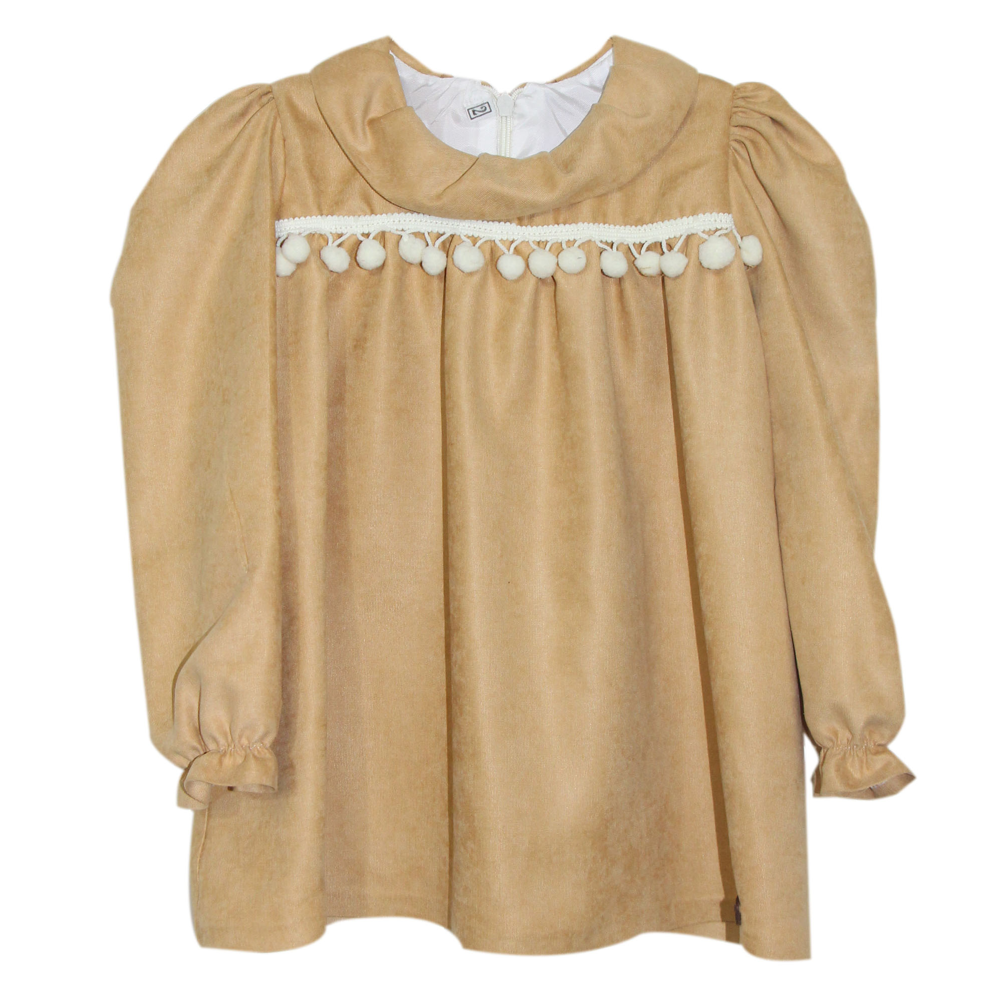 پیراهن دخترانه نازانتا مدل پوم پوم 103