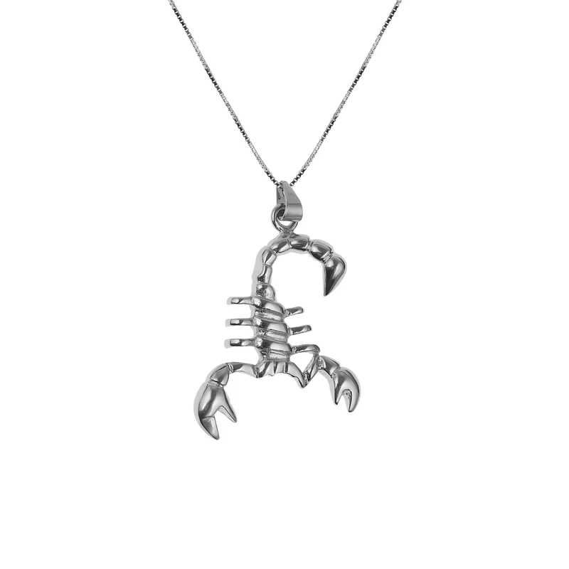 گردنبند مردانه مدل عقرب دست ساز کد 58933