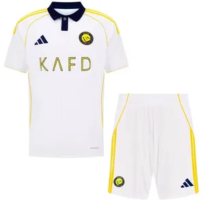 ست پولوشرت و شلوارک ورزشی مردانه مدل النصر عربستان Away 2026