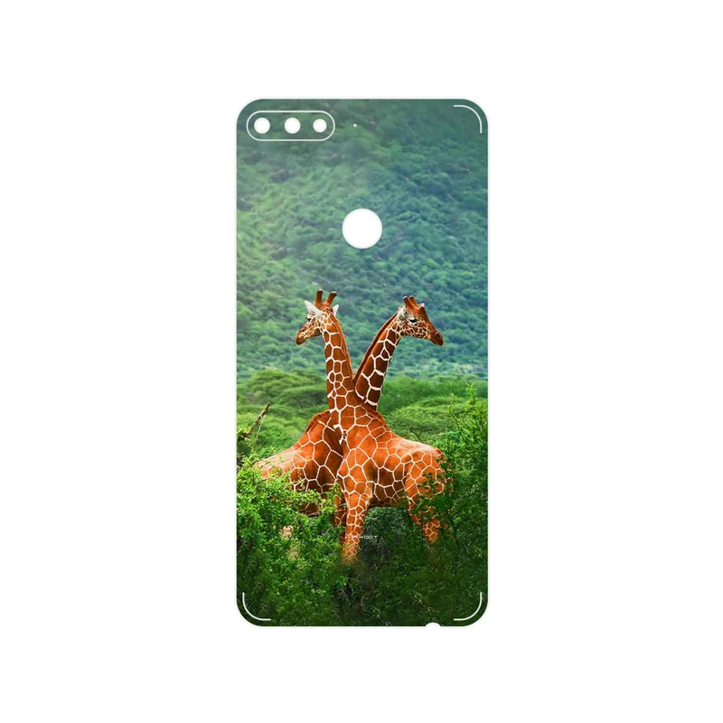 برچسب پوششی ماهوت مدل Giraffe مناسب برای گوشی موبایل هوآوی Y7 Prime 2018