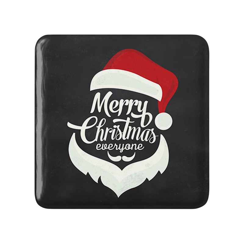 مگنت خندالو طرح کریسمس Christmas مدل مربعی کد 22174