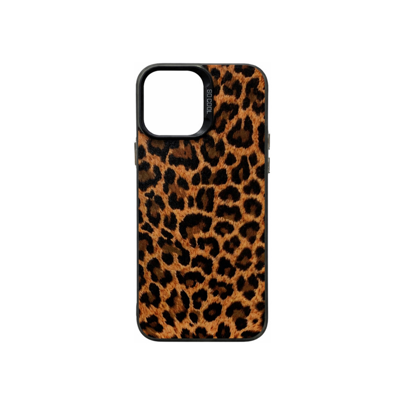 کاور مدل سوکول طرح پلنگی کد Leopard86 مناسب برای گوشی موبایل اپل iPhone 12 / 12 Pro