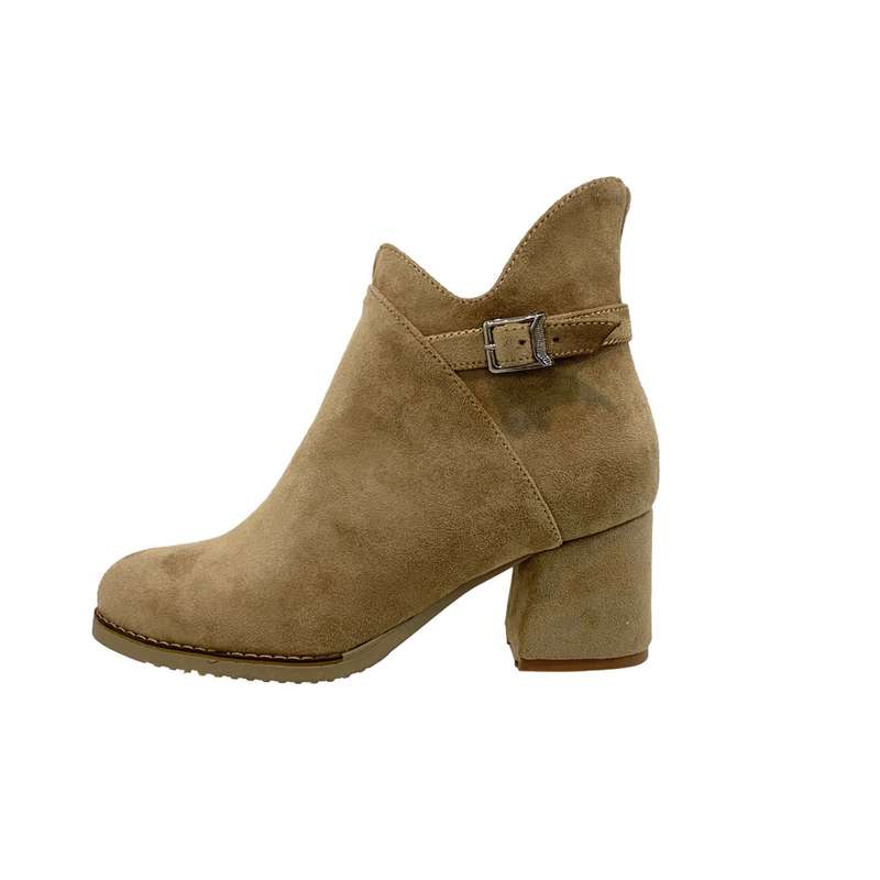 نیم بوت زنانه مدل نورا سوییت رنگ کرم