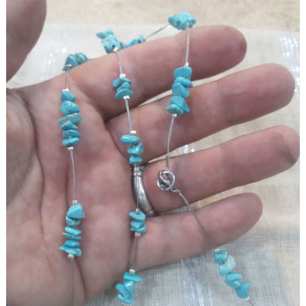 نیم ست زنانه مدل سنگ فیروزه نیم ست زنانه مدل سنگ فیروزه