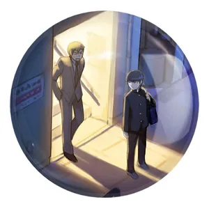 پیکسل خندالو طرح اراتاکا و شییکو انیمه موب سایکو Mob Psycho 100 کد 24464 مدل بزرگ
