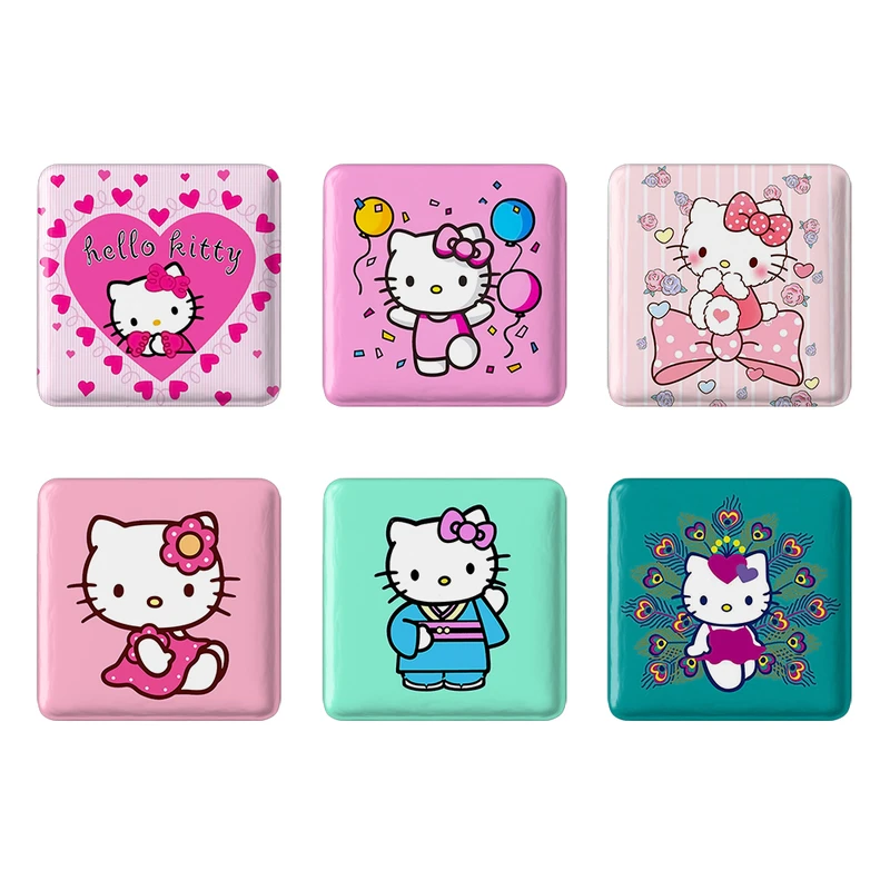 مگنت خندالو طرح هلو کیتی Hello Kitty کد 1561B مجموعه 6 عددی