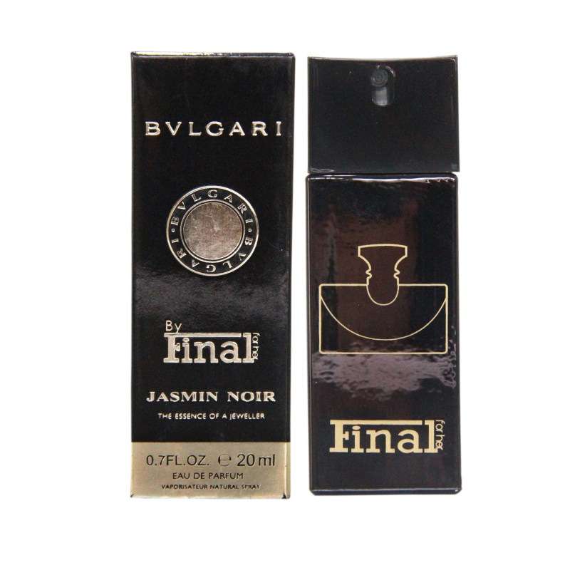 عطر جیبی مردانه فینال مدل Bvlgari jasmin noir حجم 20 میلی لیتر