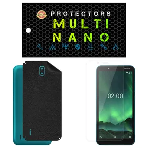 Multi Nano X-SFL Screen Protector For Nokia C2 with back skin